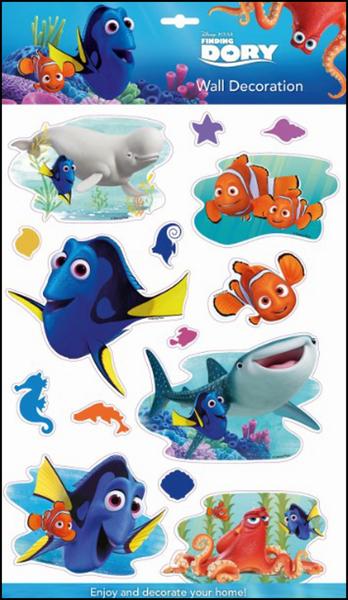 3D samolepky na zeď Hledá se Dory
