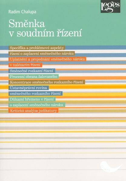 Směnka v soudním řízení - 978-80-7502-254-7