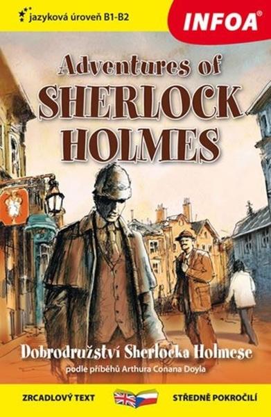 Levně Dobrodružství Sherlocka Holmese / Adventures of Sherlock Holmes - Zrcadlová četba - Doyle A. C.