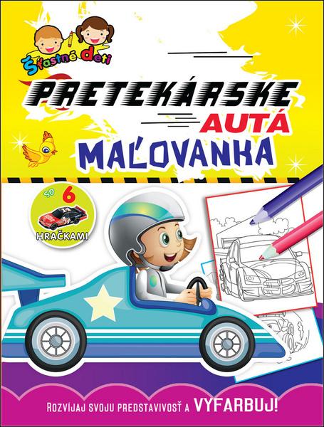 Levně Pretekárske autá Maľovanka