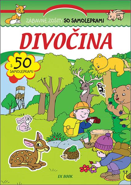 Zábavné zošity so samolepkami Divočina - 978-80-985611-2-2