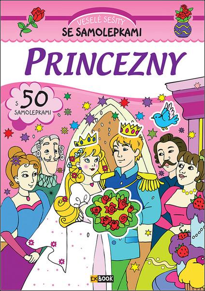 Levně Veselé sešity se samolepkami Princezny