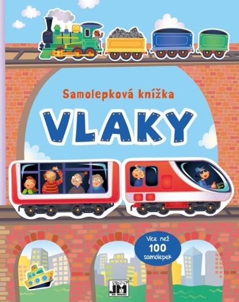 Samolep knížka/ Vlaky