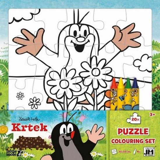 Krtek Omalovánky puzzle