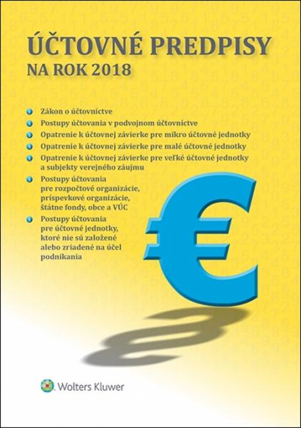Účtovné predpisy na rok 2018 - 978-80-8168-800-3
