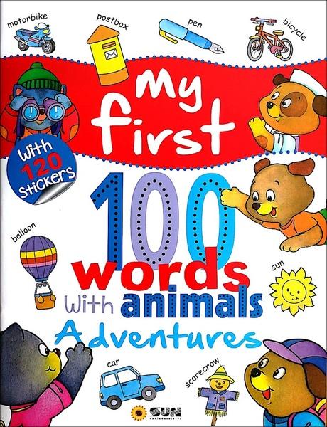 Levně My first 100 words Animals with Adventures