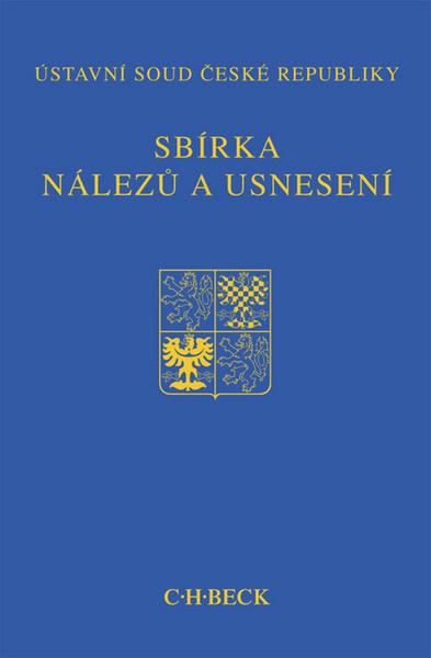 Sbírka nálezů a usnesení ÚS ČR - 978-80-7400-554-1