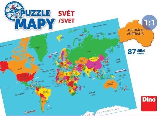 Mapy Svět 68D - 365070DIN