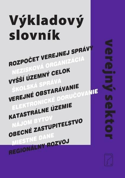 Výkladový slovník Verejný sektor - 978-80-8162-041-6