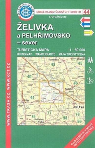 KČT 44 Želivka a Pelhřimovsko-sever 1:50 000 - 9788073244828