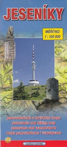 Jeseníky panoramatická a turistická mapa - 978-80-87137-46-8