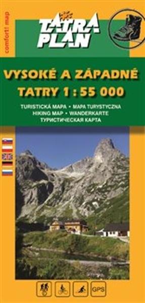 Vysoké a Západné Tatry 1:55 000 - 978-80-971376-3-2