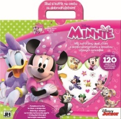Jiri Models Kufřík zábavný Disney Minnie Mouse set s pohádkovou knížkou