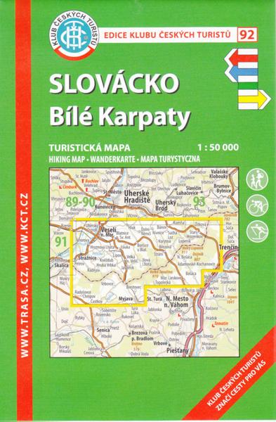 KČT 92 Slovácko, Bílé Karpaty - 9788073245061