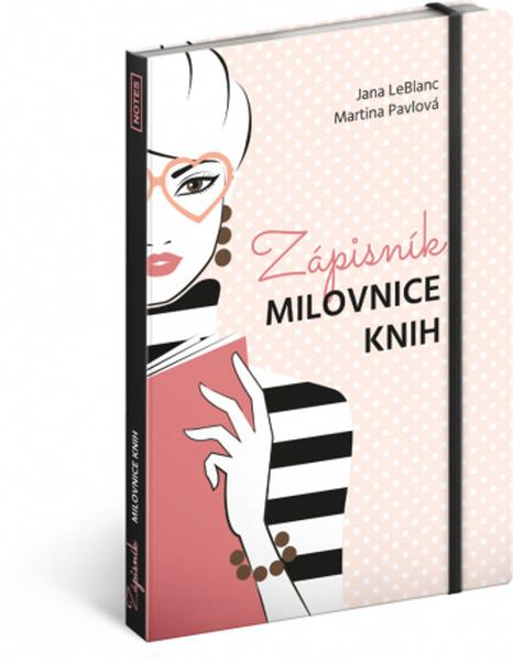 Presco Group Zápisník milovnice knih, 13 x 21 cm