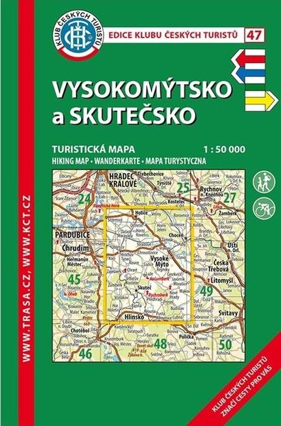 KČT 47 Vysokomýtsko a Skutečsko 1:50 000 - 9788073245184