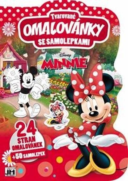 Levně Tvarované omalovánky se samolepkami Minnie