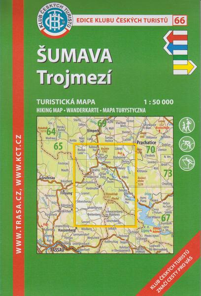 KČT 66 Šumava, Trojmezí 1:50 000 - 978-80-7324-496-5