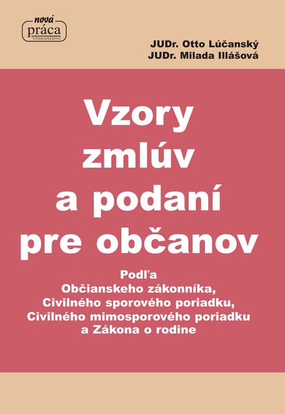 Levně Vzory zmlúv a podaní pre občanov