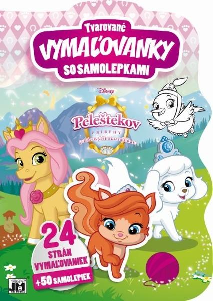 Tvarované vymaľovanky/ Zvieratká z paláca Disney