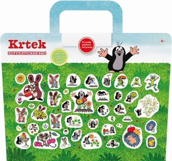 Jiri Models Pěnové samolepky Puffy taštičky Krtek