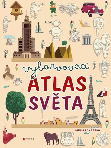 Levně Vybarvovací atlas světa