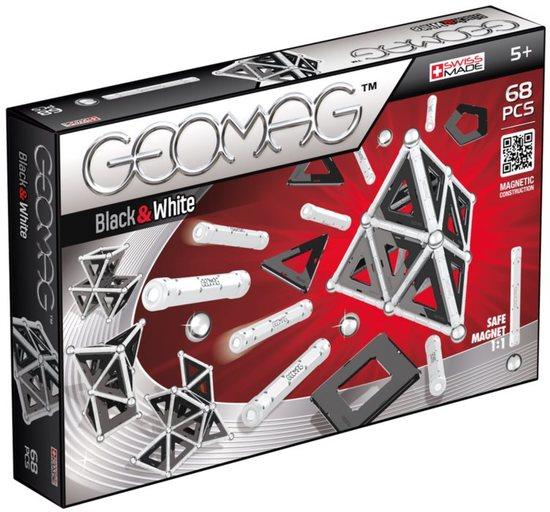 Geomag black'n'white stavebnice 68ks - 012