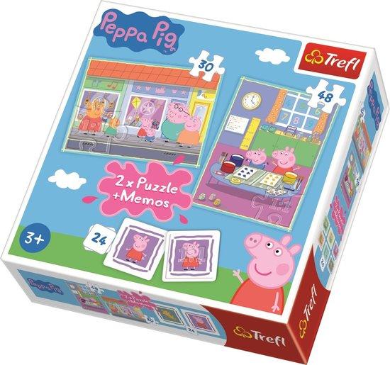 TREFL Sada 3v1 Prasátko Peppa (2x puzzle + pexeso) - 90600