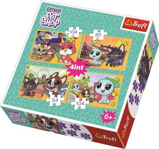 TREFL Littlest Pet Shop 54,80,104,104 dílků - 34295