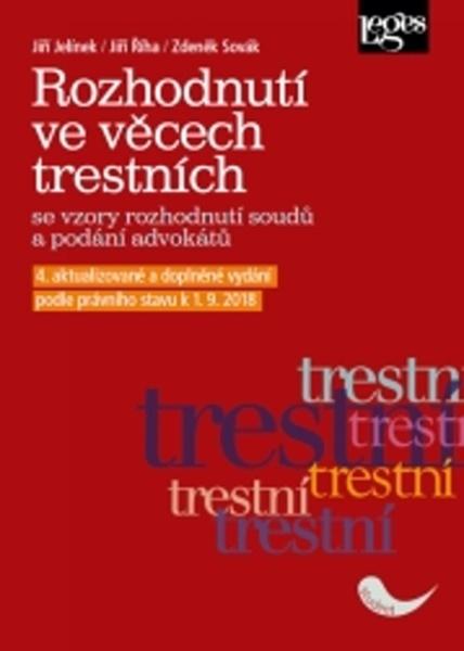 Rozhodnutí ve věcech trestních - 978-80-7502-302-5