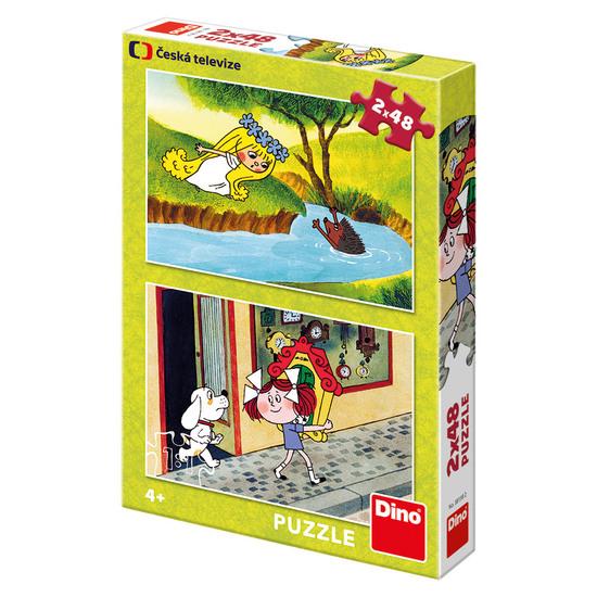 Dino Holky z pohádky 2x48 dílků - 381582