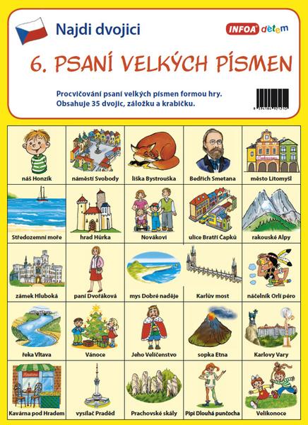 Levně Najdi dvojici 6 Psaní velkých písmen