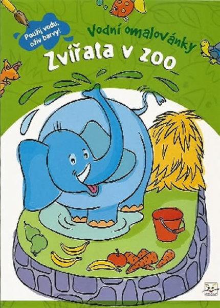 Zvířata v zoo Vodní omalovánky - 978-80-87641-12-5