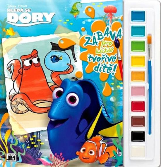 Hledá se Dory omalovánka s vodovkami