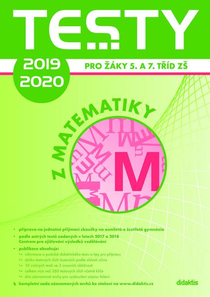 Testy 2019 -2020 z matematiky pro žáky 5. a 7. tříd ZŠ - 978-80-7358-306-4