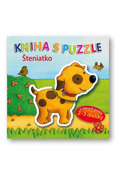 Kniha s puzzle Šteniatko - 978-80-567-0350-2