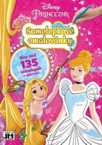 Samolepkové omalovánky Disney Princezna