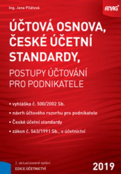 Účtová osnova, České účetní standardy 2019 - 978-80-7554-199-4