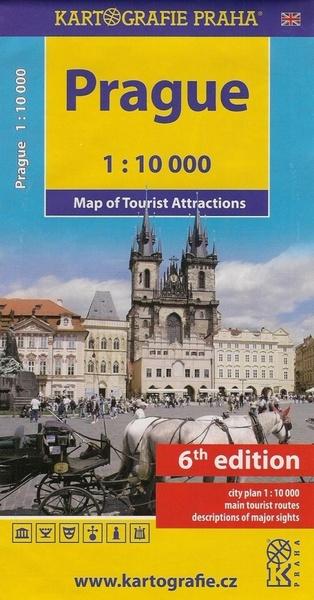 Prague - Mapa turistických zajímavostí 1:10 000 - 9788073932657