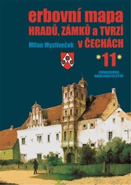 Erbovní mapa hradů, zámků a tvrzí v Čechách 11 - 978-80-86183-81-7
