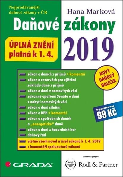 Daňové zákony 2019 - 978-80-271-2435-0