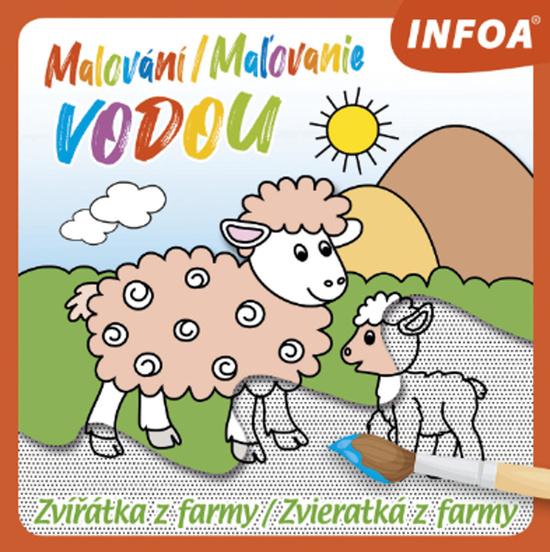 Levně Malování/Maľovanie vodou Zvířátka z farmy/Zvieratká z farmy