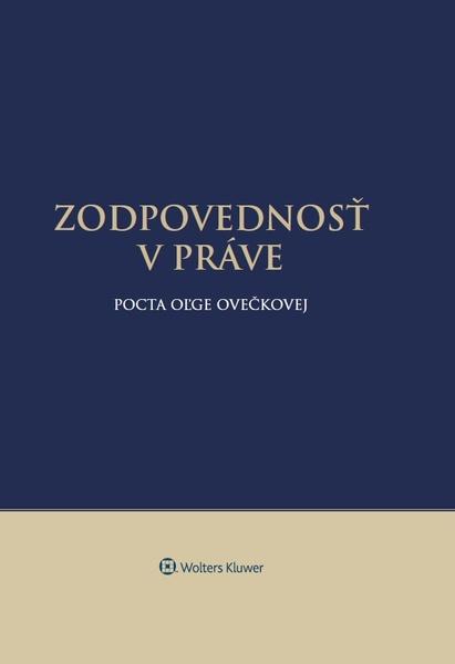 Levně Zodpovednosť v práve