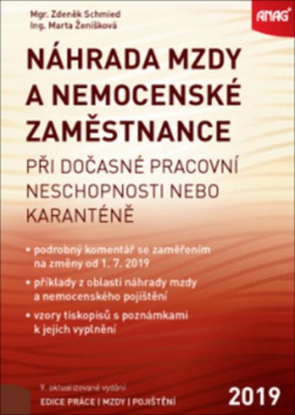 Náhrada mzdy a nemocenské zaměstnance 2019 - 978-80-7554-223-6