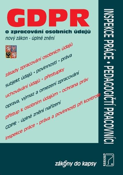 GDPR a zpracování osobních údajú - 978-80-7365-424-5