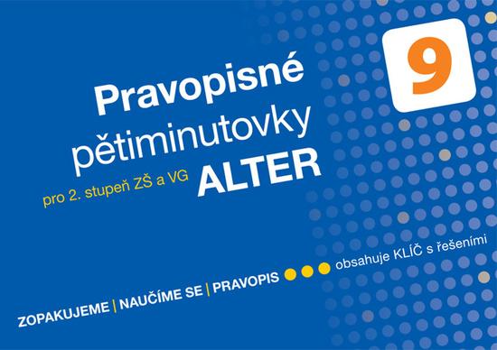 Levně Pravopisné pětiminutovky 9