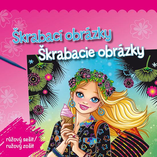 Levně Škrabací obrázky/Škrabacie obrázky růžový sešit/růžový zošit