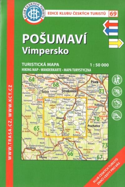 KČT 69 Pošumaví Vimpersko 1:50 000 - 9788073245238