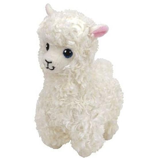 Beanie Babies Lily béžová lama 15 cm