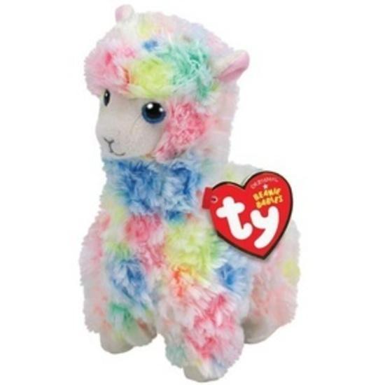 Beanie Babies Lola duhová lama 15 cm